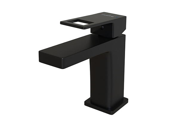 Смеситель для раковины 35k MIXLINE ML34-04 Solo Black (Латунь,Длина излива 12см,Картридж 35мм,ЧЕРНЫЙ