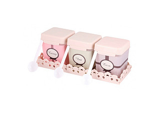 Набор емкостей на подставке Уют Альтернатива 1,2л (уп.9) М4723