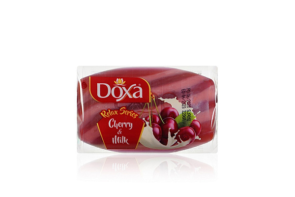 Мыло туалетное DOXA relax series cherry&milk 80г (374)