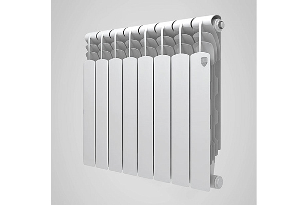 Радиатор Royal Thermo Revolution биметалл, белый (122вт, 350х80х8секц., 1,42кг)