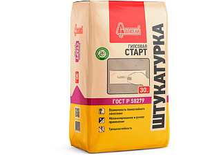 Штукатурка гипсовая Старт 30 кг Старатели