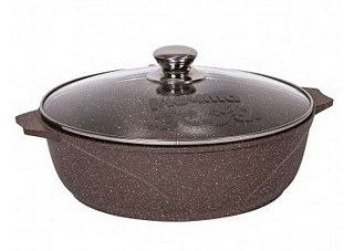 Жаровня антиприг.покр. Гранит brown г.Кукмор 4,0л (34806)