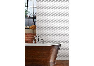 Панель ПВХ фотопечать White Waves (2700х250мм) 8235