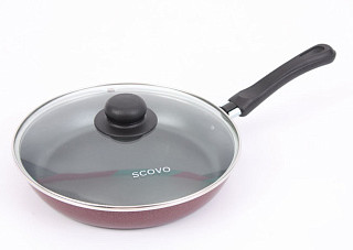 Сковорода SCOVO EXPERT 240мм а/п стекл.кр.(СЭ-028) (NEW)