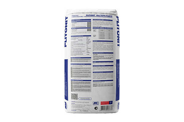 Кладочная смесь PLITONIT МастерКладки для пеноблоков газобетона 6156 25кг (1/48)