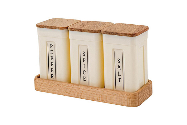 Набор контейнеров для специй Sugar&Spice Rosemary (3х0,2л) с крышкой (SE106612996)