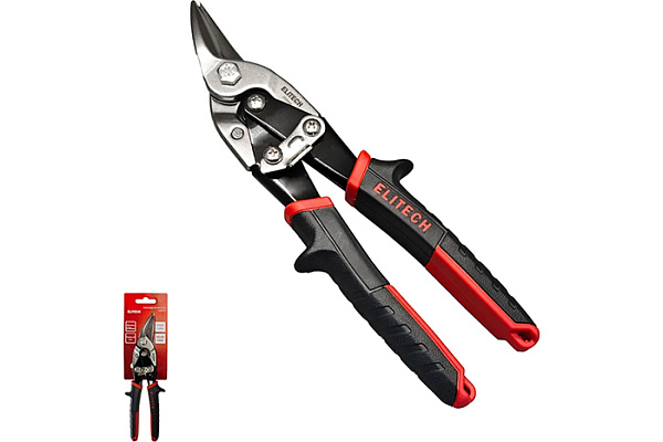 Ножницы по металлу ELITECH правые 254мм, CrMo, HRC 56-60 140102 (1/48)