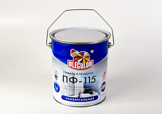 Эмаль ПФ 115 OLECOLOR белый (5,0кг)