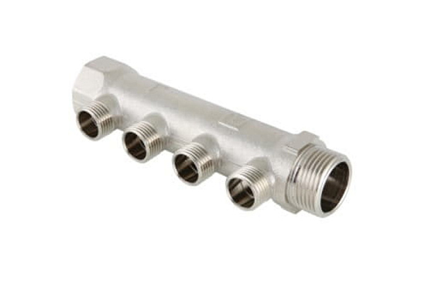 Коллектор резьбовой AQUALINK ДУ 3/4x3/4x1/2x4 (02423) (40/2) 