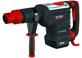 Перфоратор ELITECH HD RH 1552E (1500Вт, SDSmax, 2реж,15Дж, 1380-2760у/м,14,2кг, кейс) (E2205.020.01)