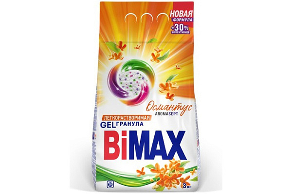 Порошок стиральный BIMAX автомат османтус 3кг (1/4)