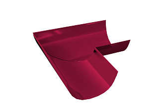 Желоб угловой 90° SOKROF RAL 3005 Красный (220, d=125мм)