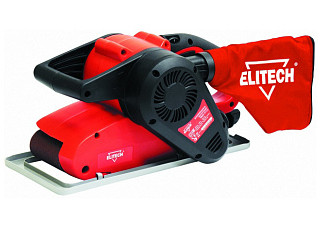 Шлифмашина ленточная ELITECH МШЛ 0975Э (900Вт, 150-300м/мин, 75х533мм, 3,6кг) (E2213.036.00)