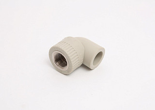 Угол ПП комбинированный Lammin ВР 20х1/2" СЕРЫЙ (140/35) 