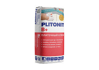 Клей для плитки PLITONIT В+ C2TE керамогранита 1200x900 и нат камня 1.4mpa 25кг Н012778 (1/48)