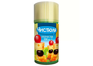 Зубочистки ЧИСТЮЛЯ  150 шт ,ЗЧ002 / 50