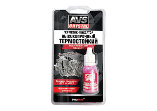 Герметик-фиксатор (анаэробный ) высокотемпературный (красный) 6 мл (AVS AVK-131)