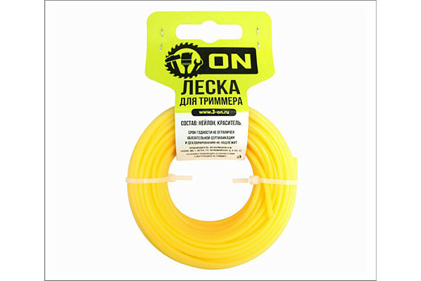 Леска для триммера ON круглая 2,0мм х 15м (15-01-008)