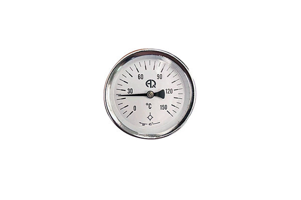 Термометр AQUALINK 63мм, осевое подключение, L=30 мм, 0-150 °С (40/10/1) (02790)