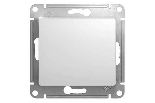 Переключатель GLOSSA одноклавишный в рамку белый схема 6 (GSL000161) (399)