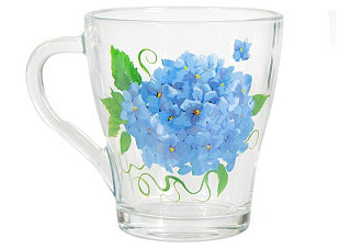 Кружка Грация ГОРТЕНЗИЯ 0,25л (13с1649 ДЗ)