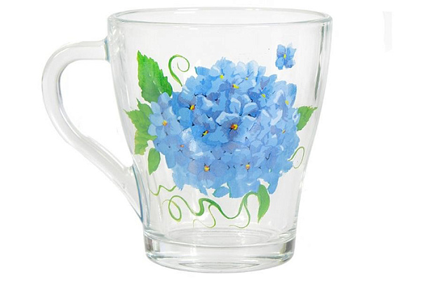 Кружка Грация ГОРТЕНЗИЯ 0,25л (13с1649 ДЗ)