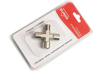 Крестовина, 1/4" ПМММ ELITECH 0704.028400