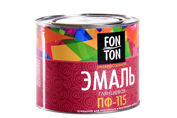 Эмаль ПФ 115 Fon Ton белая (1,8кг)