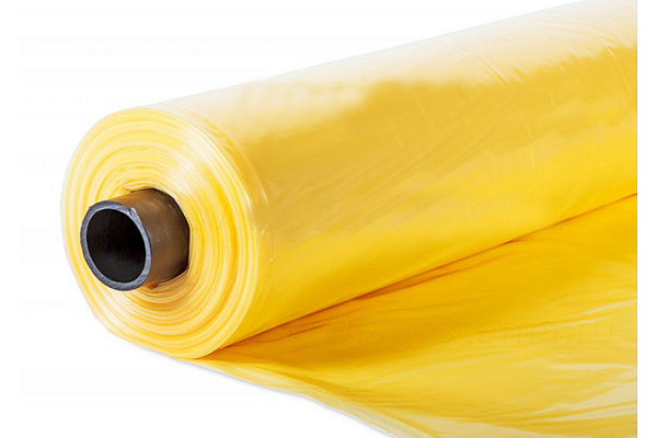 Пленка полиэтиленовая желтая А Рулон (120мкм, шир. 3,0м х 100м)