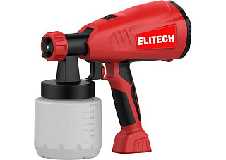 Краскопульт ELITECH КЭ 0426П (400Вт, 0.8л, 1.8\2.6мм, 800мл/мин, 60din/сек, 1.2кг)(E2208.018.00)
