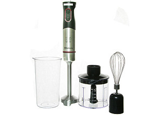 Блендерный набор SAKURA SA-6249SBK 1000Вт, DC мотор, чоппер, венчик, стакан 