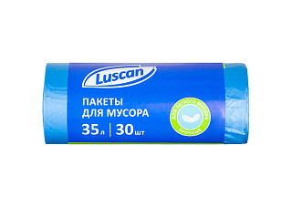 Мешки для мусора ПНД 30л.30шт10-12 мкм (026)
