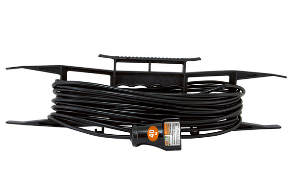 Удлинитель-шнур силовой TDM ПВС 1300 Вт б/з, 30м, штепс. гнездо Народный (1307-0203)