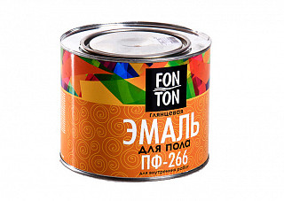 Эмаль ПФ 266 Fon Ton красно-коричневая (1,8кг)