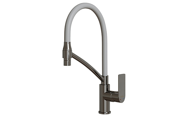 Смеситель для кухни 35к MIXLINE ML26-10 Life (Латунь,Длина излива 23см,Картридж 35мм,б/отв,бок. руч)