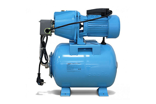 Насосная станция OASIS SR 60/37С-24 (Чугун,600Вт,Расход-60л/мин,Напор-37м,Глубина-8м,Емкость-24л)