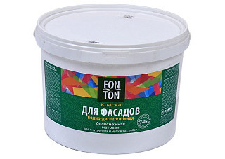 Краска  для фасадов FonTon белая (13,0кг)