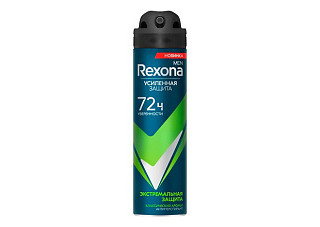 Дезодорант REXONA (РЕКСОНА) спрей муж Усиленная защита (Антибактериальный-невидимый) 150мл/6 (425)