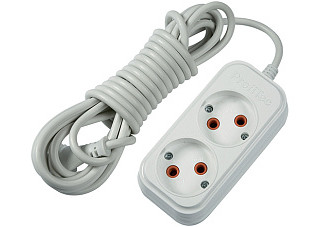 Удлинитель 3м 2гн. ProfiTec ST сет TURBO б/з 1*BL (ABS-пласт) (1010200003)