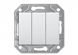 Выключатель Profitec Corsa ST механизм бел 3СП (PC-пласт) (910123-М)