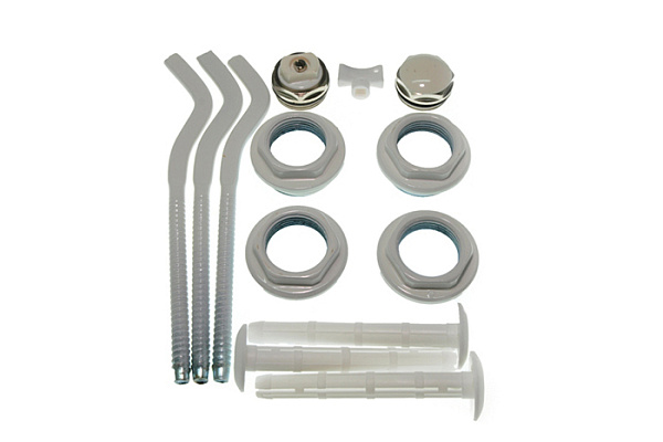 Монтажный комплект для радиаторов ДУ15 (1/2) с 3-мя кронштейнами для радиаторов