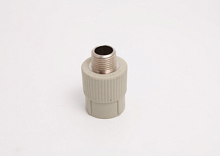 Муфта ПП комбинированная НР 25х1/2" Lammin СЕРЫЙ (150/25) 