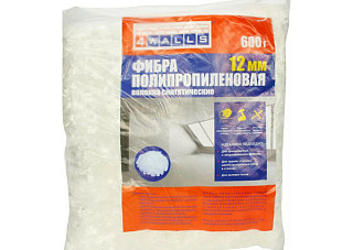 ФИБРА ПОЛИПРОПИЛЕНОВАЯ, размер 12мм. 10,0кг/1шт 4WALLS FBV005V