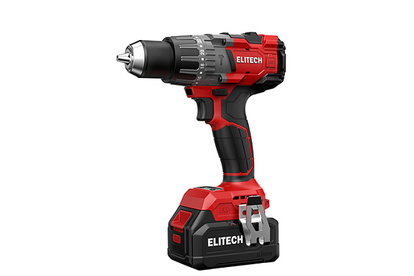 Дрель-шуруповерт ударный ELITECH ДА 21УБЛ2 20В, б/щет, 2х4,0Ач Li-ion (Е2201.048.02)