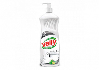 Жидкое средство для мытья посуды GRASS Velly Premium, лайм и мята 1,0л (125424)