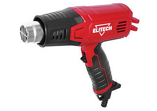 Термопистолет ELITECH ТВ 1655 (1600Вт, 250/500л/мин, 400-590гр, 0,65кг, кейс, 4 насад) E2207.006.01