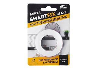 Сверхсильная монтажная лента W-con SmartFix HEAVY, 1,9х150см, прозрачная/36 (SFV1915T)