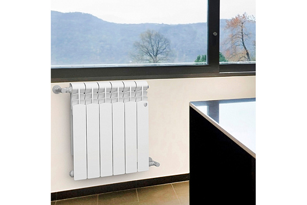 Радиатор Royal Thermo Revolution биметалл, белый (122вт, 350х80х8секц., 1,42кг)