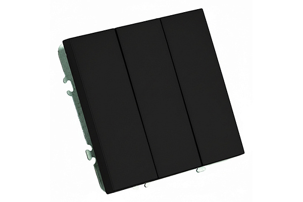 Выключатель Feron 3-клавишный (механизм) 250В 10А  Эмили RSW10-5108-05 черный уголь  49844