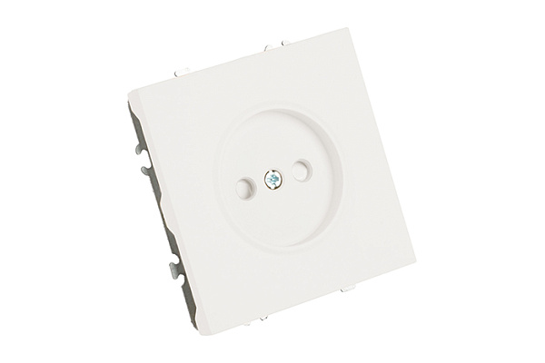 Розетка Feron 1-м. с защит. шт. (механизм) б/з 250В 16А Эмили RST16-5109-01 белый фарфор 49876